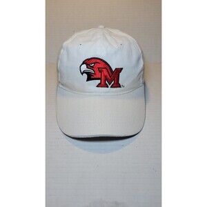 Vintage Miami University‎ Redhawks Hat Baseball College Embroidered White OSFA